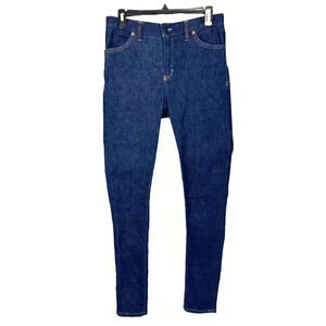 Billiam Women’s 6 (29x30) Mid Rise Super Skinny Denim Blue Jeans USA Made